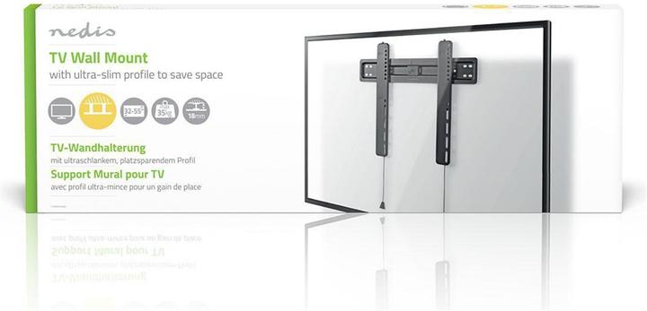 Produktbild Nedis TVWM5030BK - 81,3 cm (32 Zoll) - 139,7 cm (55 Zoll) - 100 x 100 mm - 400 x 300 m (Wand, 55", 35 kg)