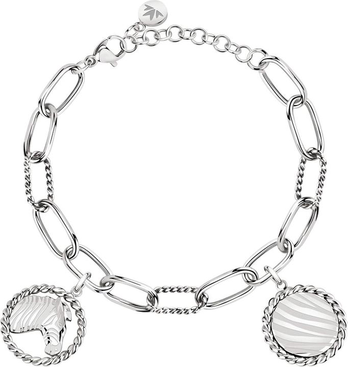 Immagine prodotto Morellato Bracciale in acciaio con ciondolo a forma di zebra Madagascar SATF08 per bambini