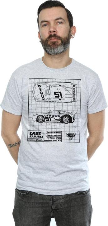 Produktbild Disney Cars Cruz Ramirez Blueprint TShirt (3XL)