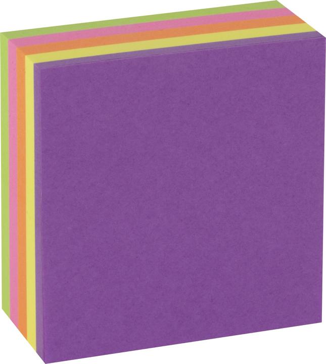 Produktbild Apli Minicube mit 250 Blättern Haftnotizen, 51 x 51 mm, in 5 sortierten fluoreszierenden Farben. 50 Blatt (51 x 51 mm)