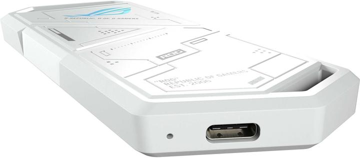 Produktbild ASUS Geh USB ROG Strix Arion White M2 SSD Gehäuse mit Aura (M.2 2230, M.2 2240, M.2 2260, M.2 2280)