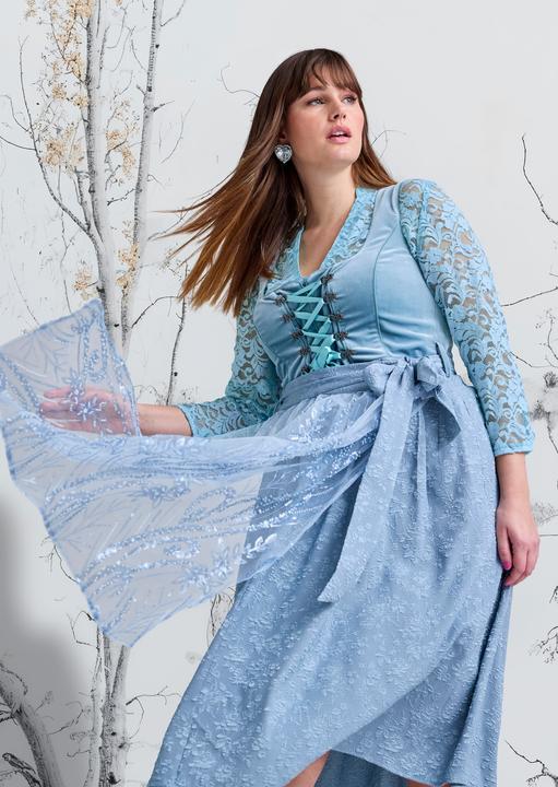 Actual product image Ulla Popken Sequined Embroidered Dirndl (48)