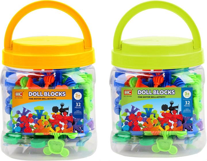 Image du produit HC Boîte de construction Formes d'animaux dans une boîte de rangement, 32 pcs.