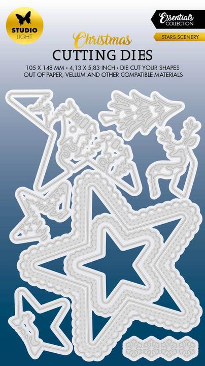 Immagine prodotto art by marlene Cutting Dies "Stars Scenery" Essentials