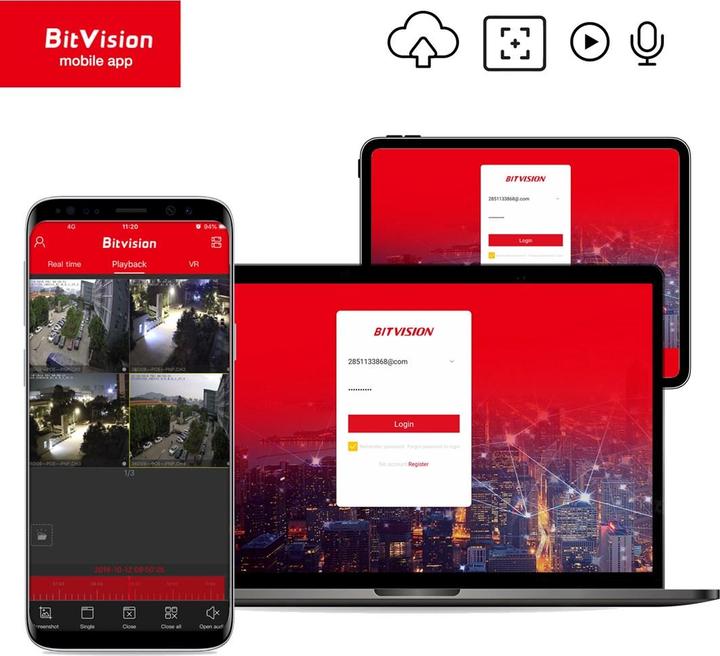 Actual product image Maclean Network camera ip ipc poe 5 mpx mctv-515 (2616 x 1964 Pixel)