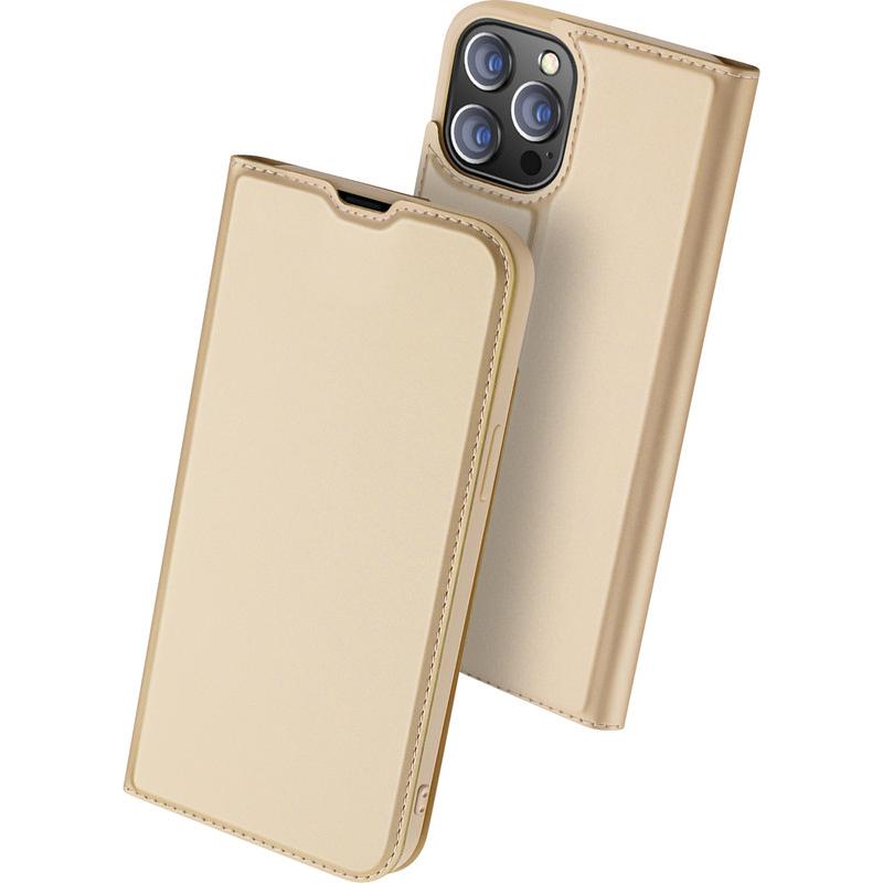 Thumbnail - Dux Ducis Skin Pro Series Bookcover (Apple iPhone 13 Pro Max), Smartphone Hülle, Gold