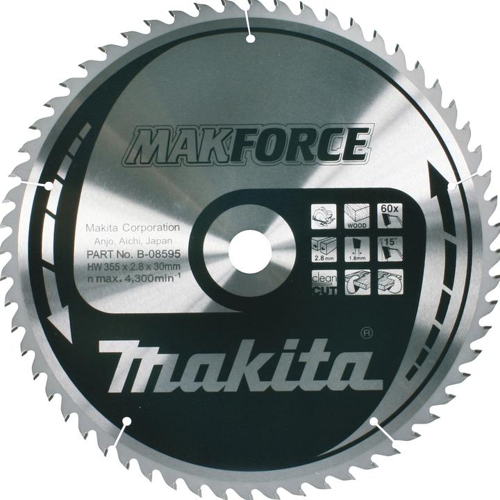Produktbild Makita MAKFORCE Handkreissägeblatt 355/30