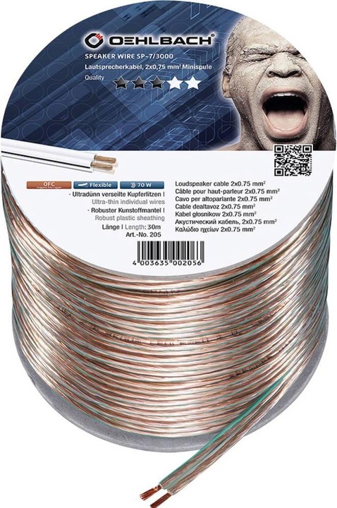 Produktbild Oehlbach Speaker Wire SP7 3000 (30 m, 0.75 mm²)