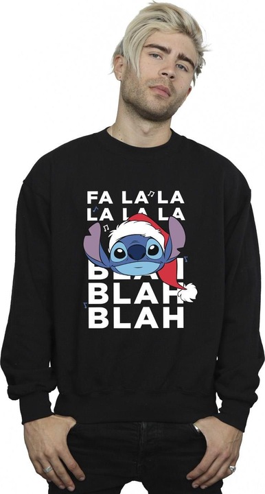 Produktbild Disney Lilo And Stitch Christmas Blah Blah Blah Sweatshirt (M)
