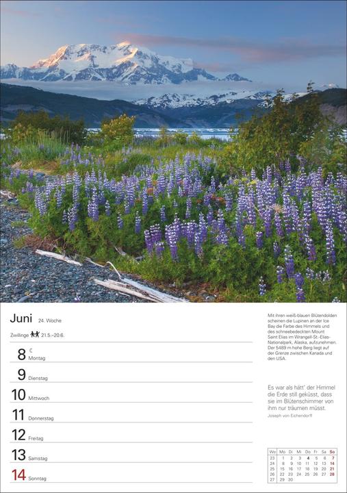 Produktbild Harenberg Wunder der Natur Wochenplaner 2026 - 53 faszinierende Fotografien