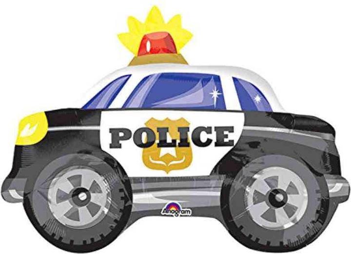 Produktbild Amscan Ballon Polizeiauto (1x)