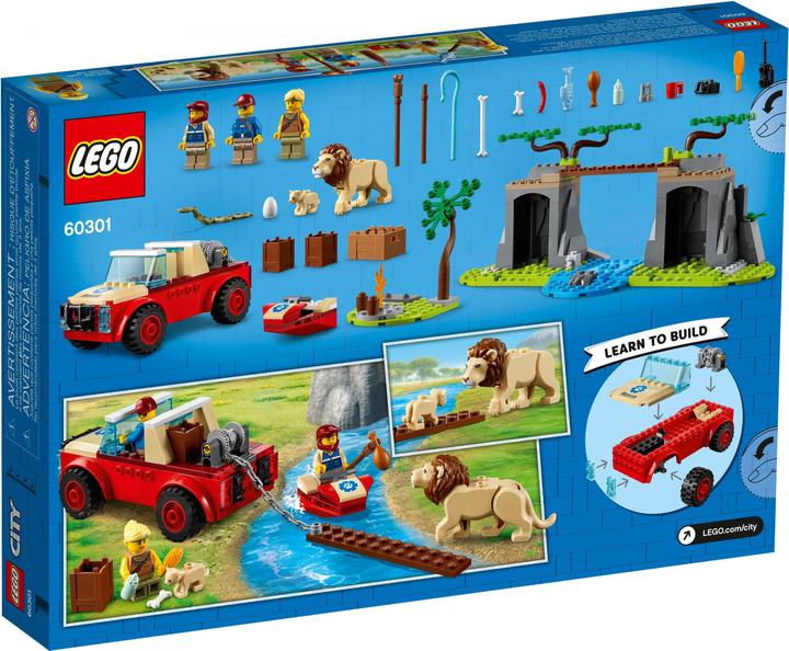 Actual product image LEGO City End-Of-Live Set Tierrettungs-Gelaendewagen - 60301 NEU! Teile 157x (60301, LEGO City)