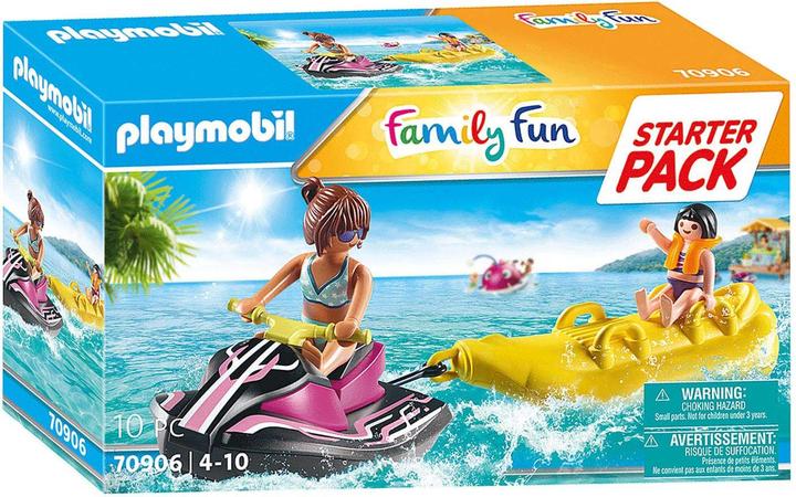Image du produit Playmobil Set de démarrage scooter des mers avec bateau banane (70906, Playmobil Family Fun)