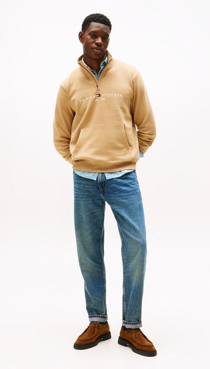 Produktbild Tommy Hilfiger Logo-Mockneck-Halbzip-Pullover (M)