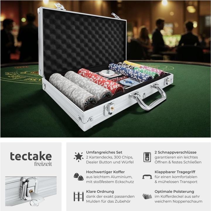 Actual product image tectake Poker set