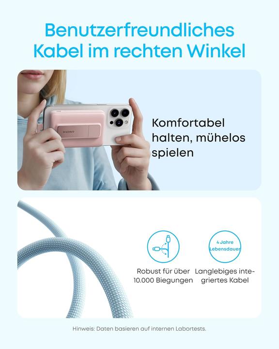 Produktbild Anker 30W, 1 x USB-C Zolo Magnetic Power Bank Black (10000 mAh, 30 W)