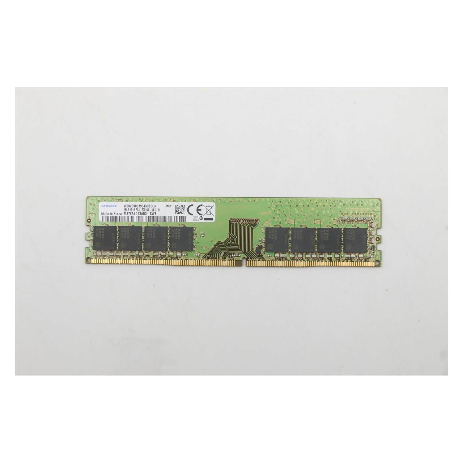 Lenovo UDIMM,16GB,DDR4,3200,Samsung (1 x 16GB, 3200 MHz, DDR4-RAM), RAM