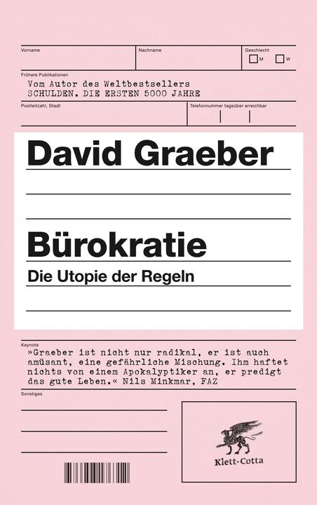 Actual product image Bürokratie (German, David Graeber, 2016)