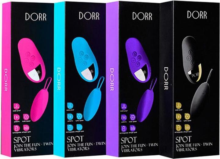 Actual product image Dorr Spot - Kabelloses Duo-Ei + Auflege-Vibrator - Violett