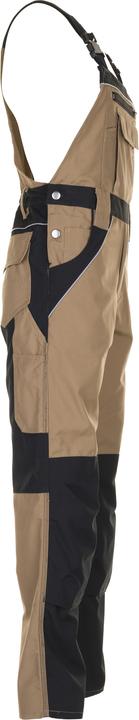 Produktbild Planam FACTOR Inline Latzhose sand/schwarz, Gr.52 (52)