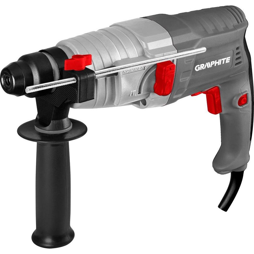 Graphite, Abbruchhammer + Meisselhammer, Rotary hammer 500W SDS+ (Netzbetrieb)