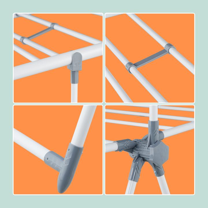 Produktbild Relaxdays Flügelwäscheständer 170cm (15 m)