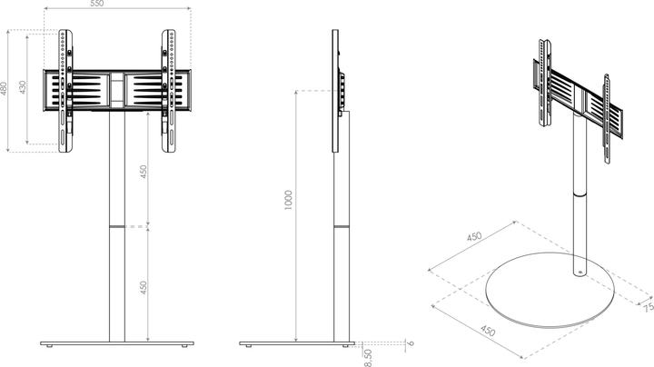 Image du produit VCM Cirla (55 x 45 x 100 cm)