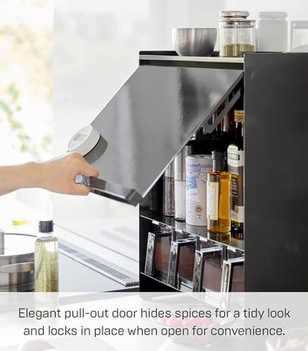 Actual product image Yamazaki 3-tier TOWER spice rack