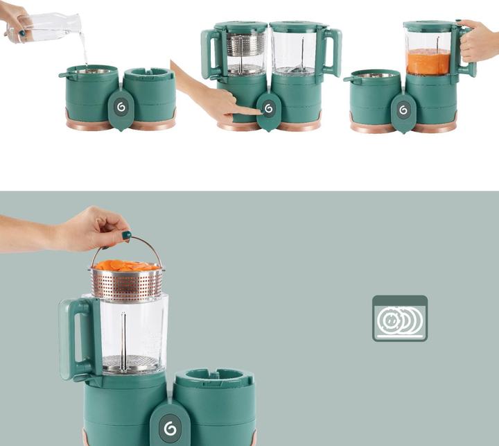 Actual product image Babymoov Dampfgarer Nutribaby Glass