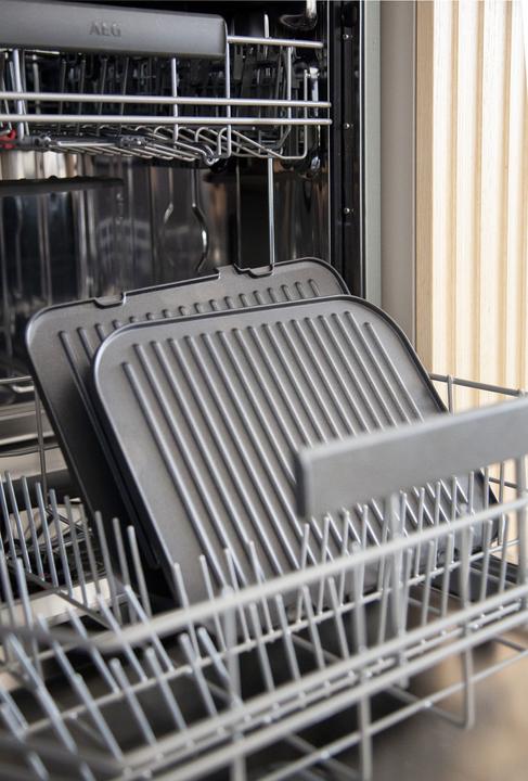 Produktbild Domo Genius Elektro Kontaktgrill Antihaftbeschichtung, mit Display Edelstahl, Schwarz