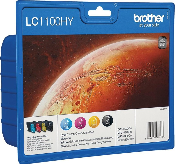Produktbild Brother LC-1100HYVAL Value Pack (M, BK, Y, C)