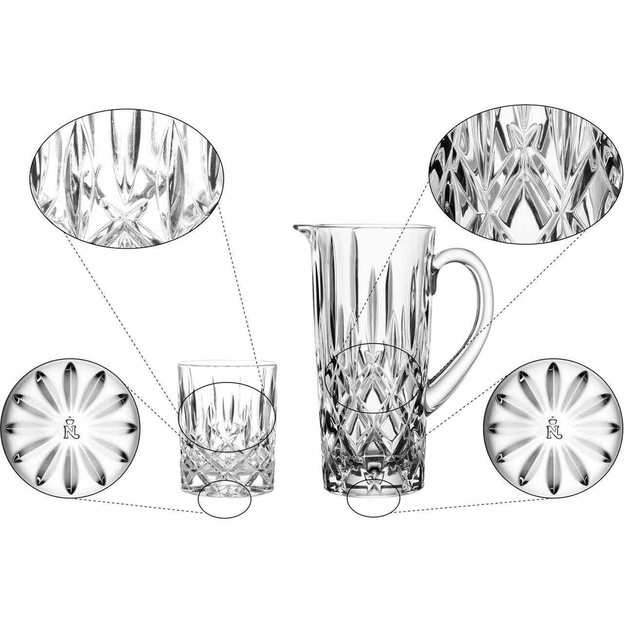 Thumbnail - Nachtmann Noblesse Becher- und Krug-Set, Serviergefässe, Transparent
