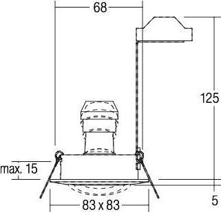 Produktbild Brumberg Einbaudownlight (GU10)