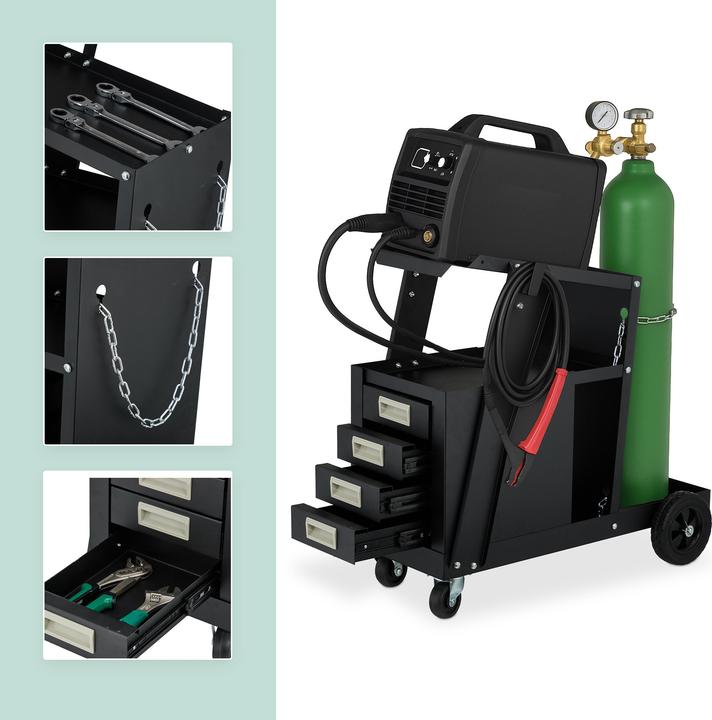 Image du produit Relaxdays Chariot soudeur (1 x)