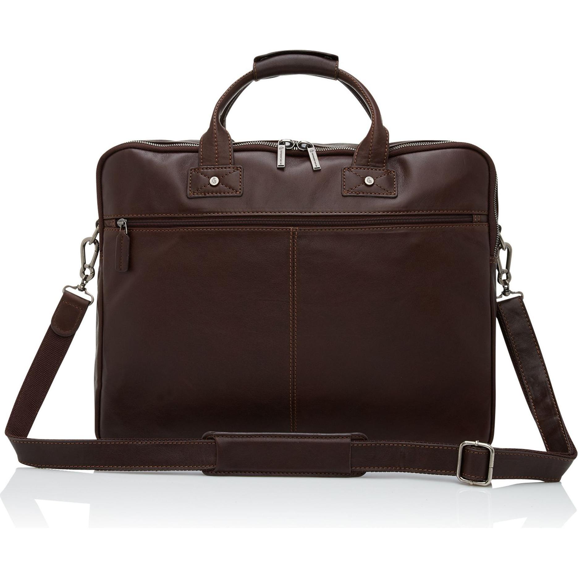 Thumbnail - Castelijn & Beerens & Beerens Firenze Laptoptas 17 Mocca 9474 (17.30"), Notebooktasche, Braun