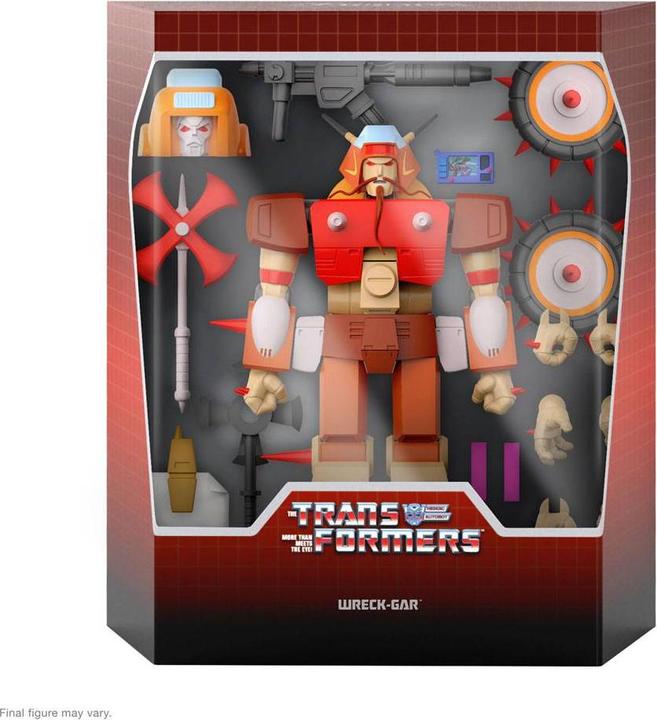 Actual product image Super7 Transformers figurine Ultimates Wreck-Gar 18 cm