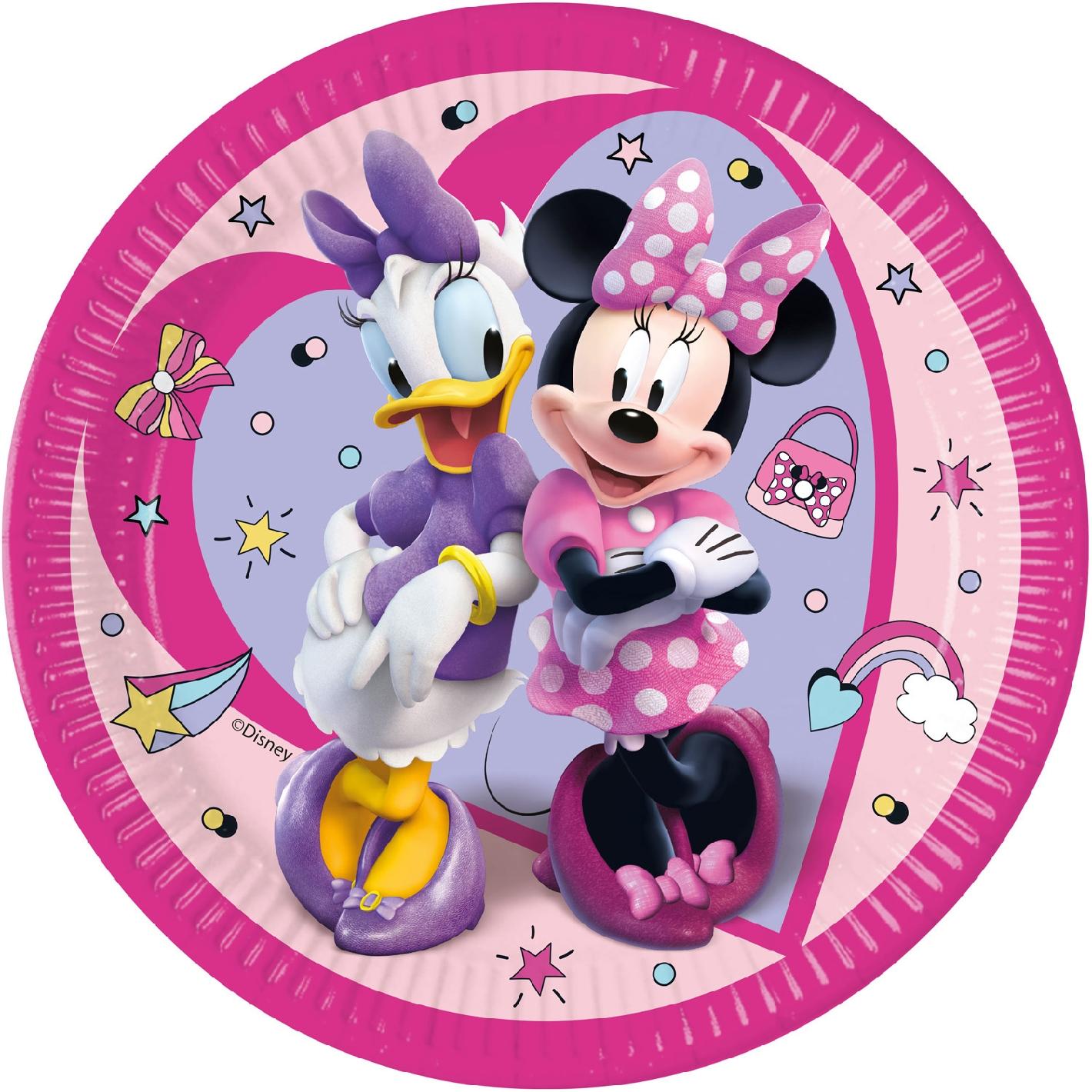 Qualatex, Einweggeschirr, Assiettes Minnie Mouse (8 x)