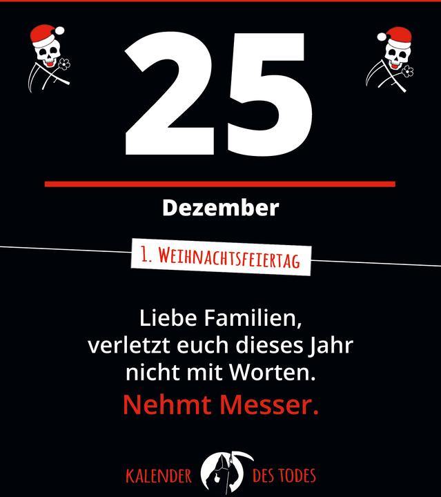 Produktbild Der schwarze Kalender