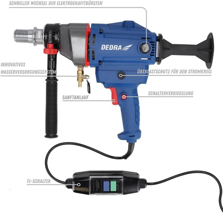 Produktbild Dedra Bohrgerät für Beton dia.max 130 mm 1700 W, DED7615