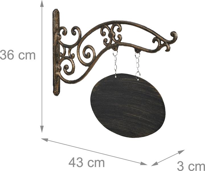Produktbild Relaxdays Wandschild
