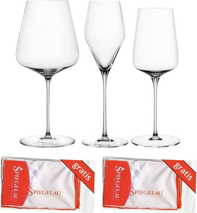Actual product image Spiegelau Glass set incl. 2 polishing cloths Definition (12 Glasses, White wine glasses)
