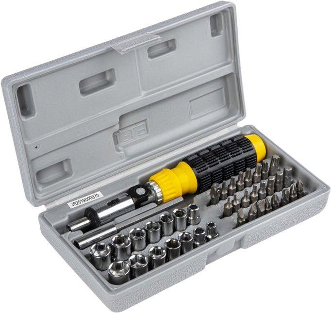 Produktbild Mannesmann Bit-Set 41teilig Brüder 29041 (Innensechskant, Innenvierkant)