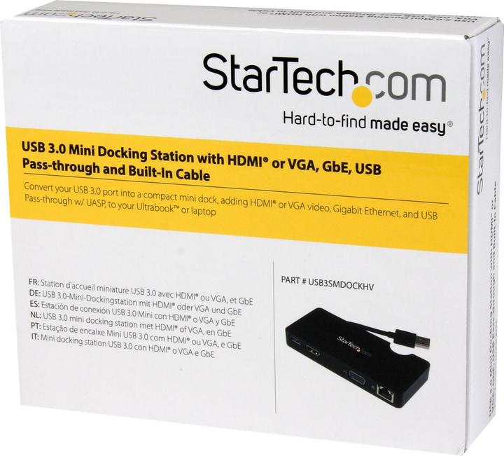 Image du produit StarTech Mini station d'accueil pour ordinateur portable (USB-A)