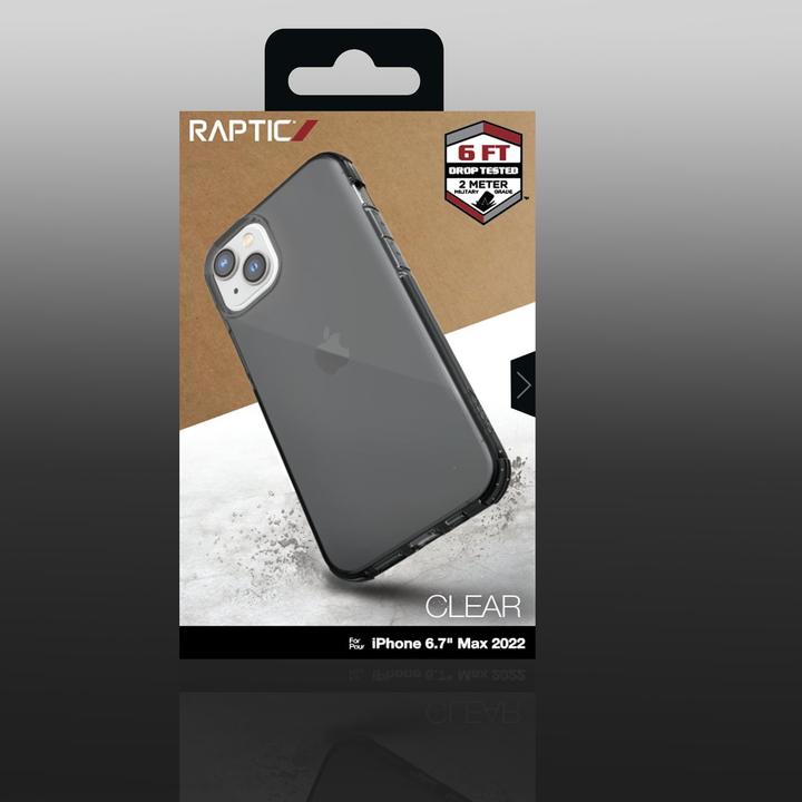 Actual product image X-Doria Raptic Clear iPhone 14 Plus Gray Armored Case (Apple iPhone 14 Plus)