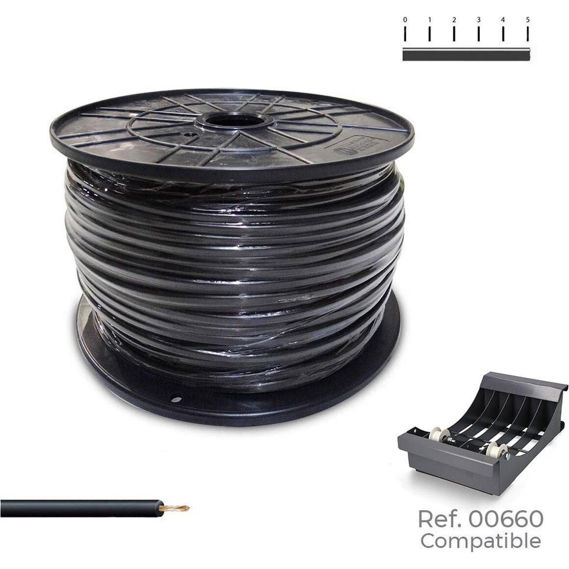 Sediles, Tubo + Canalina per cavi, Elektrische Schlauchleitung H07Z1-K Schwarz 1,5 Mm 500 M (500 m)
