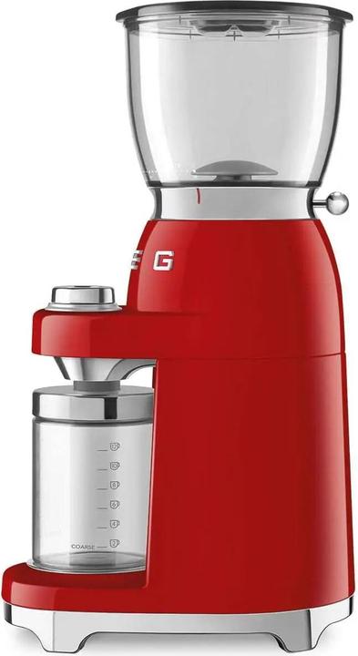Actual product image Smeg CGF11RDEU 50's style, die-cast aluminium housing, lacquered, red