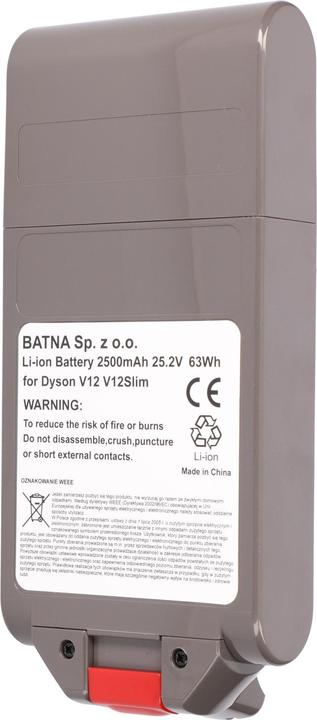 Actual product image Extralink Batterie Akkumulator für Dyson Staubsauger V12 25.2V 2500mAh