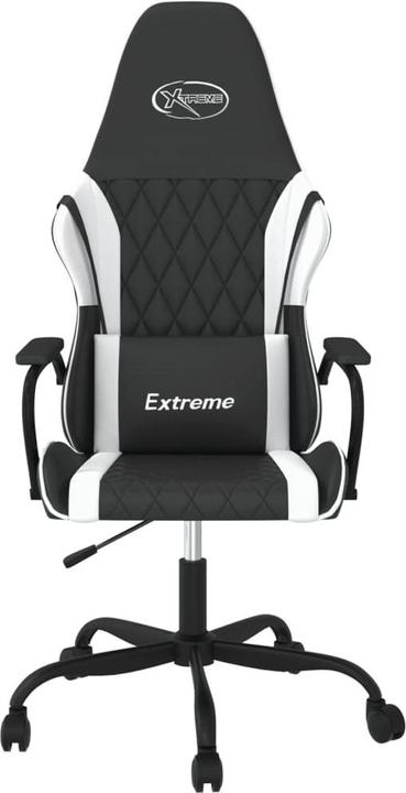 Image du produit vidaXL Gaming-Stuhl mit Massagefunktion Schwarz und Weiss