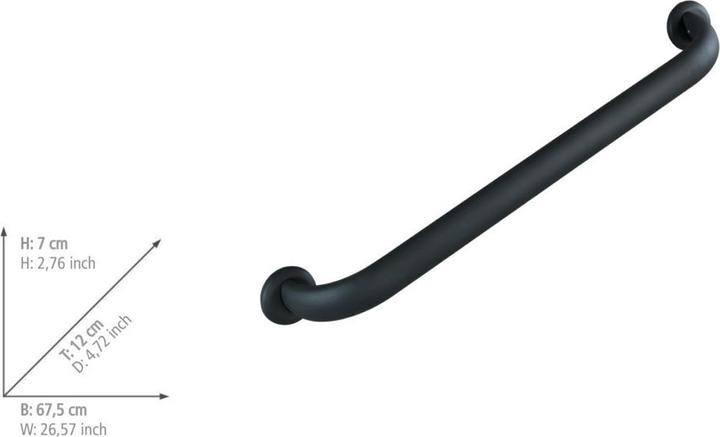 Produktbild Wenko Wandhaltegriff 63 cm Secura