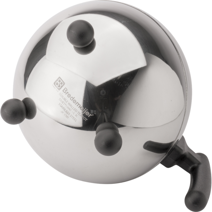 Actual product image Bredemeijer Bella Ronde teapot 1.2 litre stainless steel (1.20 l)